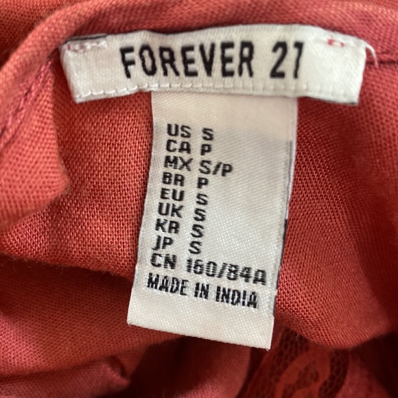 Vintage Rust Baby Doll Dress - Picture 3 of 9